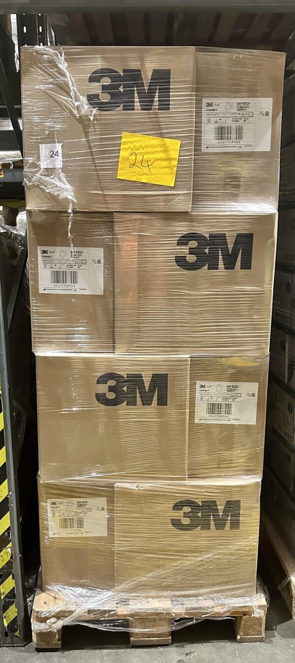 Boxes of 3M Face Mask Stock