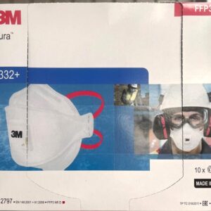 Box containing 3M face masks