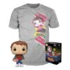 Funko Marty McFly tshirt and vinyl pop character